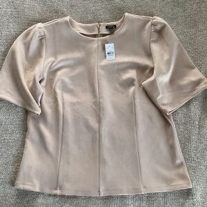 NWT Ann Taylor Soft Beige Women's Blouse